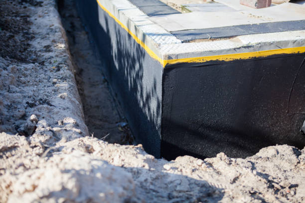 Professional Basement Waterproofing technician working in Altamont, OR
